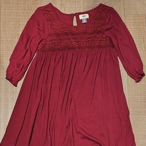 Old Navy Kids Burgundy Dress